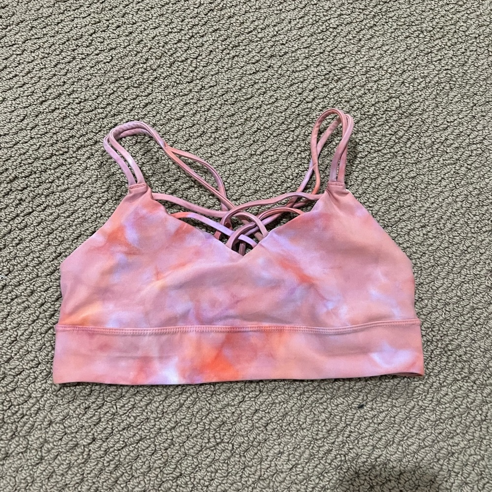 Joylab tie dye sports bra